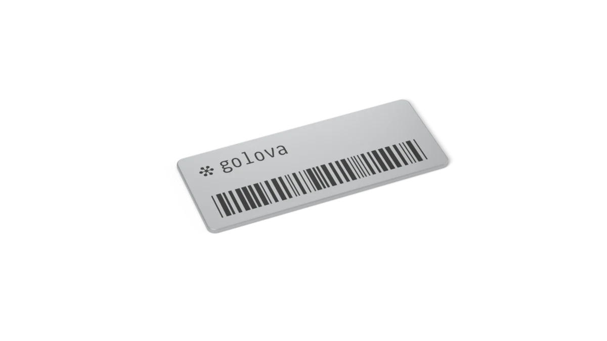 Наклейка на металл Golova Label S